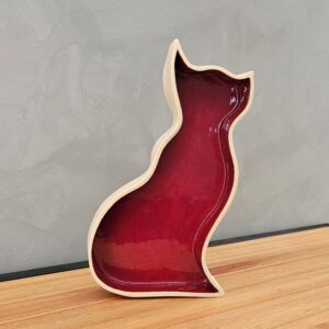 ESCULTURA SCATOLINA<br/>Seduto<br/>Vinho