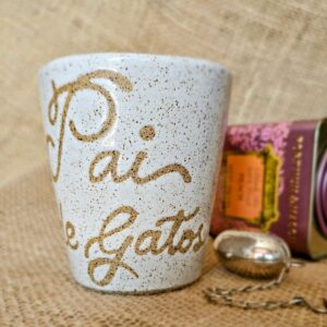 CANECA ONDULADA<br /> Pai de Gatos <br>Branco