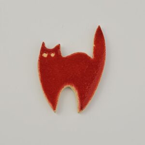 ÍMÃ DE GELADEIRA <br /> Arrepiooooo <br /> Vermelho