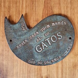 PLACA DECORATIVA MARICOTA<br /> Contas <br />  Verde escuro