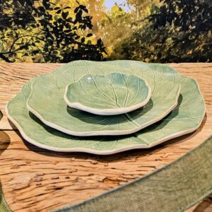 CONJUNTO 3 TRAVESSAS ORGÂNICAS<br />Sopro da Mata<br />Verde claro