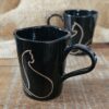 CONJUNTO DE 2 CANECAS<br /> Linea<br>Preto