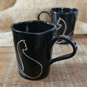 CONJUNTO DE 2 CANECAS<br /> Linea<br>Preto