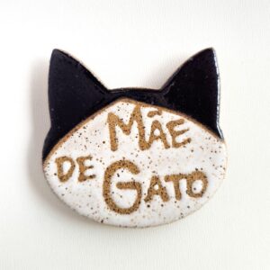 ÍMÃ DE GELADEIRA <br /> Mãe de Gato<br /> Frajola