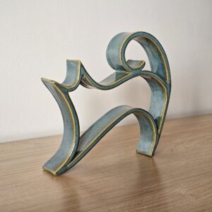ESCULTURA MINI STRISCIA<br/>Sapecão<br> Azul
