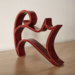 ESCULTURA MINI STRISCIA<br/>Sapecão<br> Vermelho